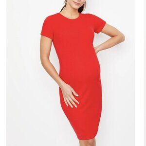 Motherhood Maternity red dress
